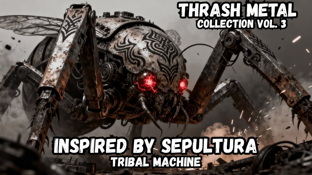 4K Trash Metal Collection Vol. 3 ( Full Album ) | Tribal Machine | Inspired by Sepultura