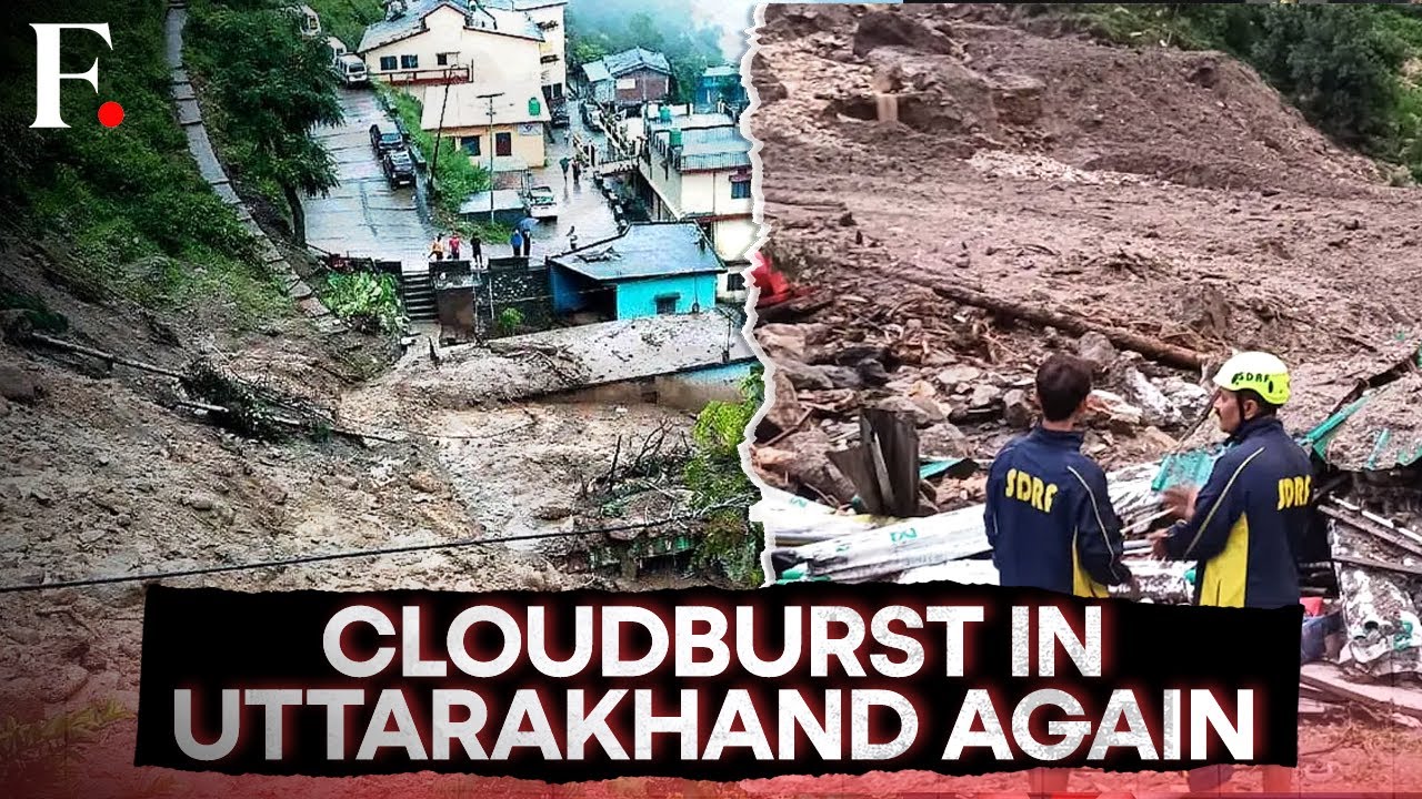 India: Cloudburst In Uttarakhand Triggers Landslides & Flash Floods, One Feared Trapped | N18G