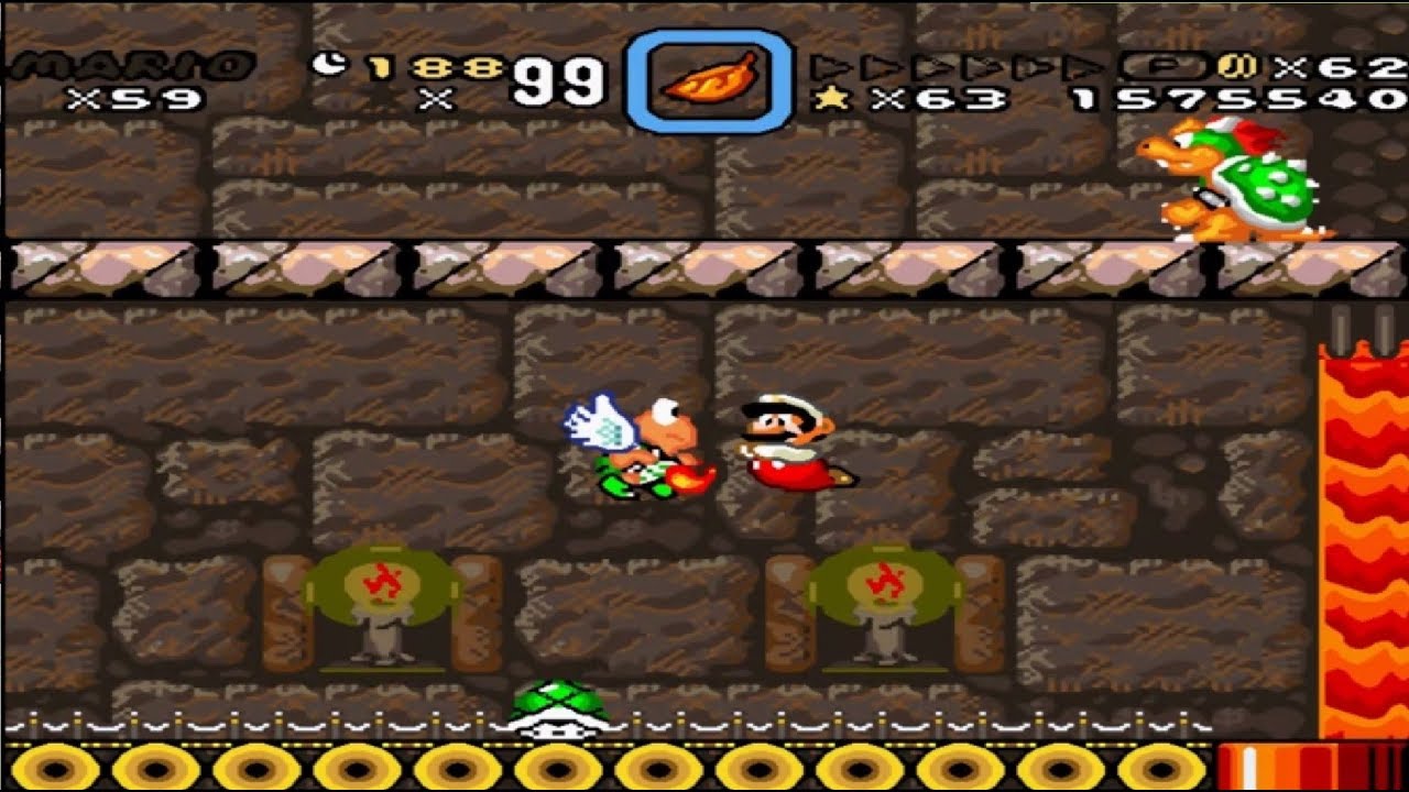 Super Mario World The Secret of the 7 Golden Statues 100% WORLD 8