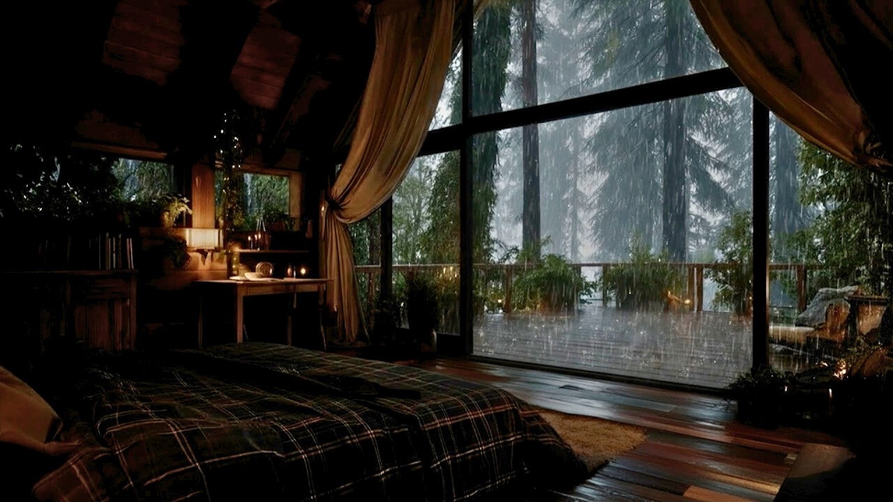 Forest Rain Sounds for Deep Sleeping | Calm Nights & Insomnia Ease