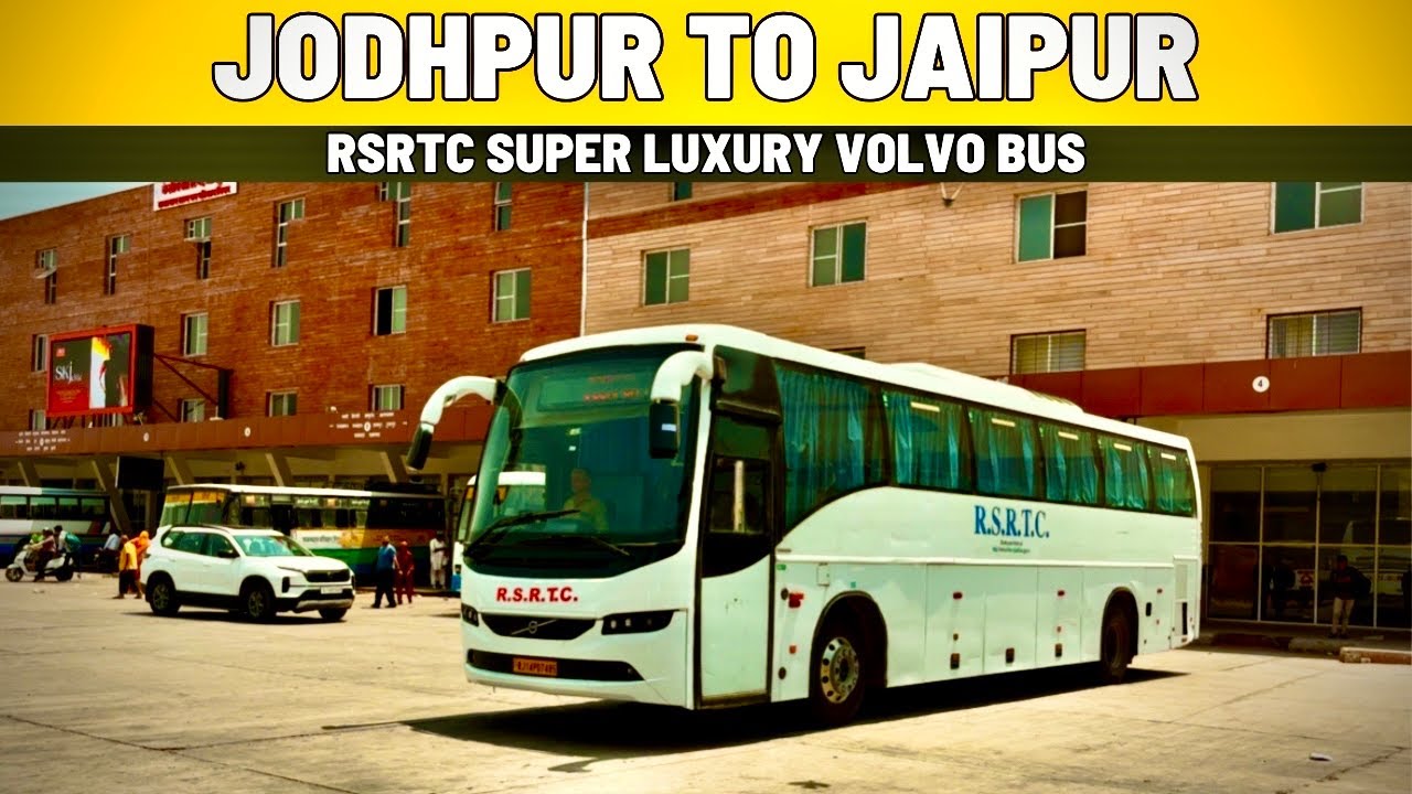 Jodhpur To Jaipur In RSRTC Volvo 9400 Seater Bus || जोधपुर से जयपुर बस