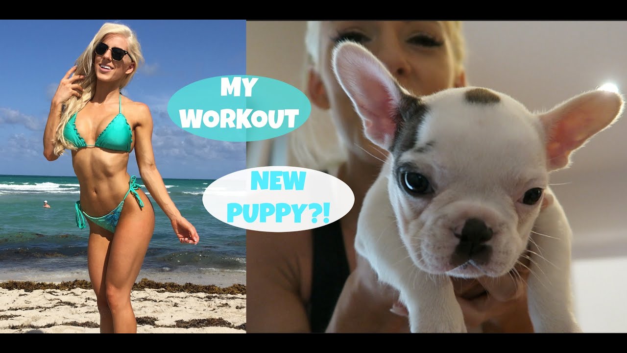 NEW PUPPY?! | Leg Work Out with Anllela Sagra & Mike Rashid