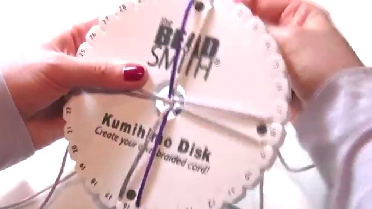 Braccialetto con il Disco Kumihimo parte 1