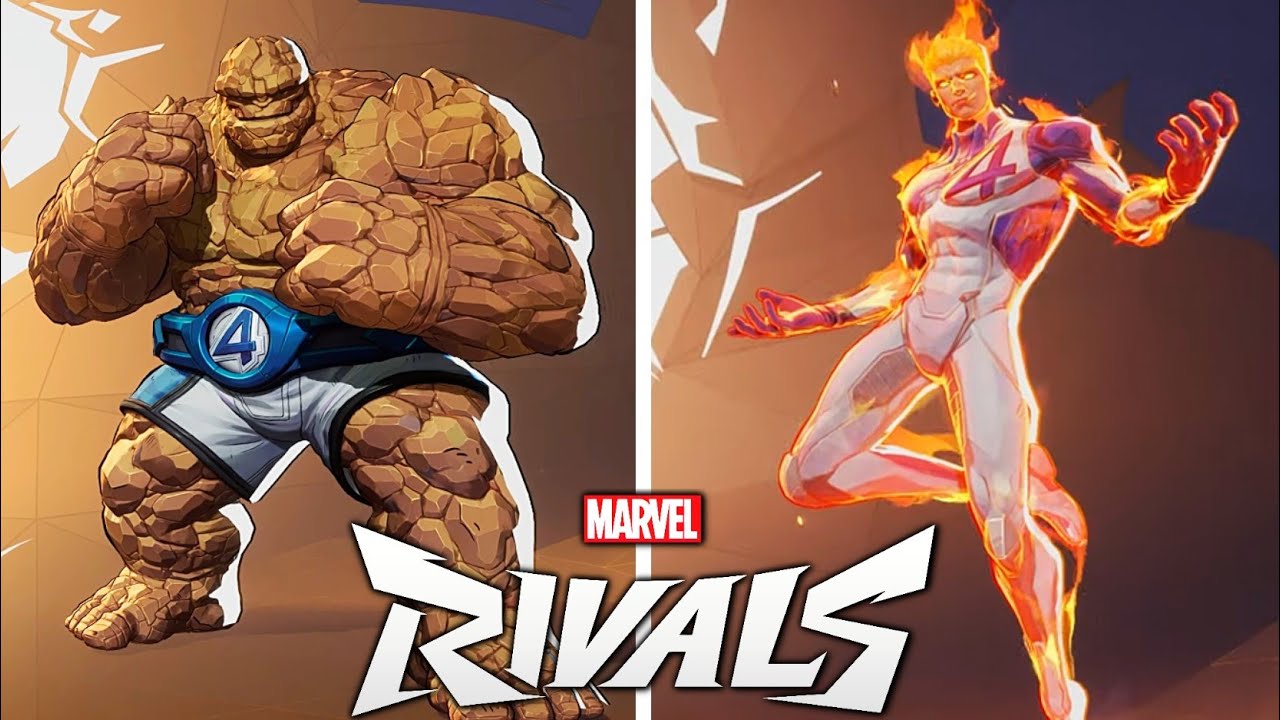 The Human Torch & The Thing Abilities Showcase | Marvel Rivals