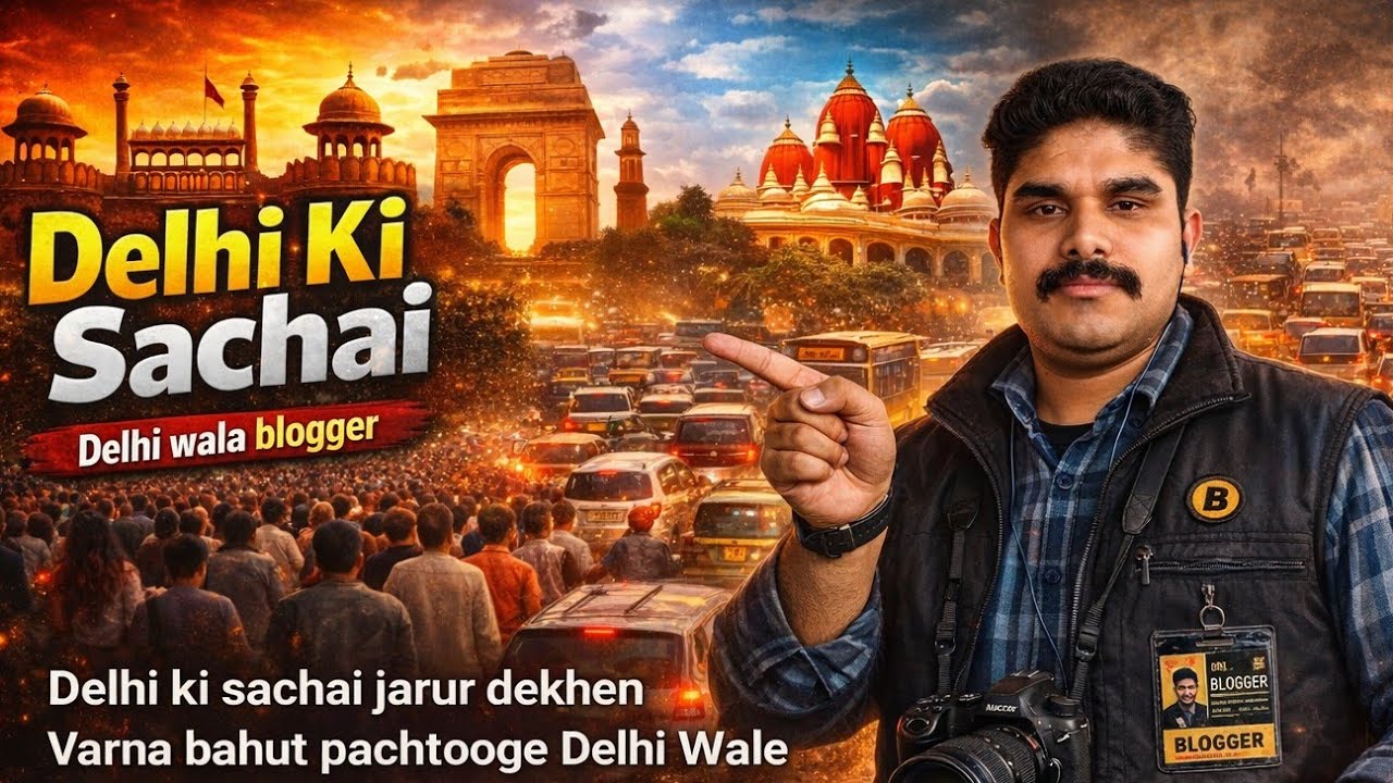 दिल्ली ट्रैफिक जाम की सच्चाई | Delhi Traffic Jam दिल्ली में रोज़ का ट्रैफिक जाम | आम आदमी की ज़िंदगी