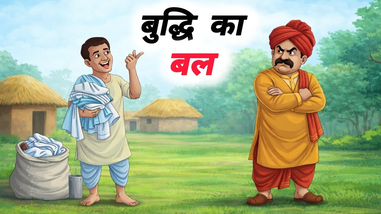 बुद्धि का बल | एक धोबी की अक्ल ने राजा और सेठ को झुका दिया | Moral Story Hindi