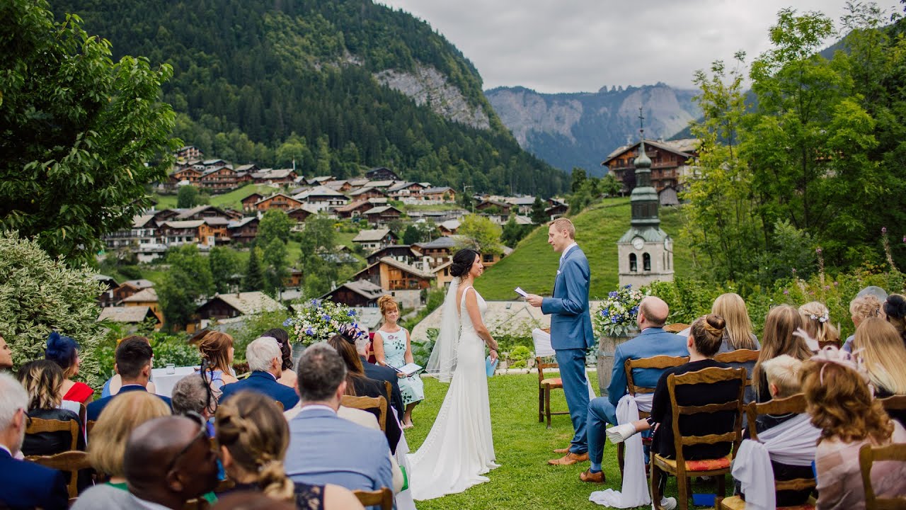 Chilled Summer Mountain Wedding Video in the French Alps