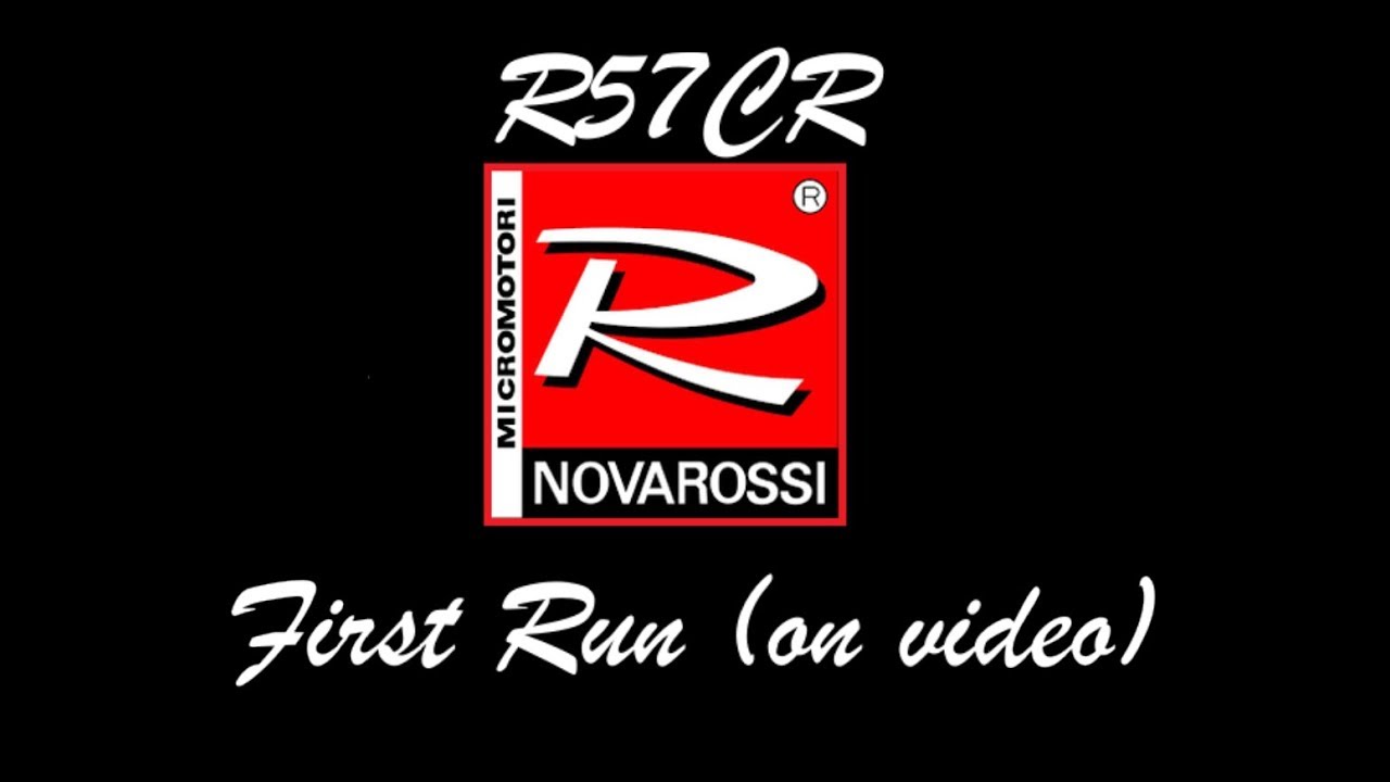 Novarossi R57CR First Run on Video
