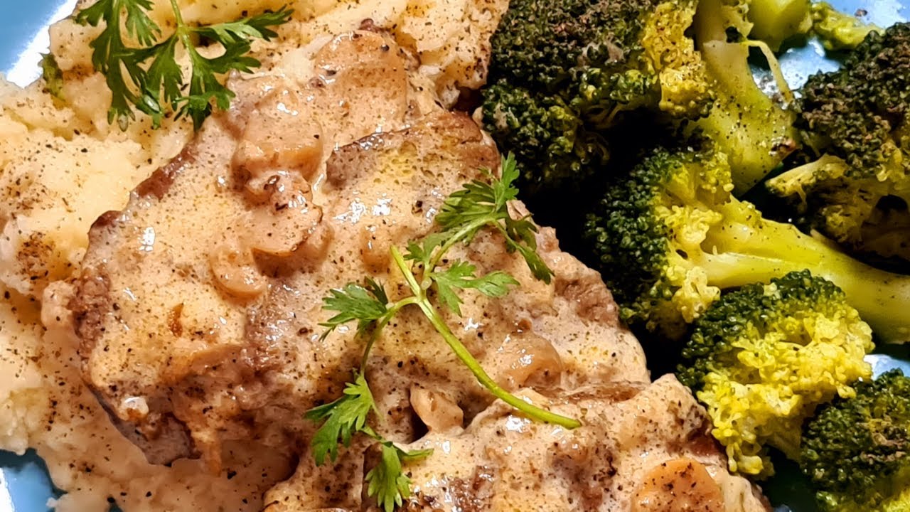 طريقة عمل بيكاتا باللحمه بصوص المشروم💯 ( بالشامبنيون)How to make veal piccata with mushroom sauce