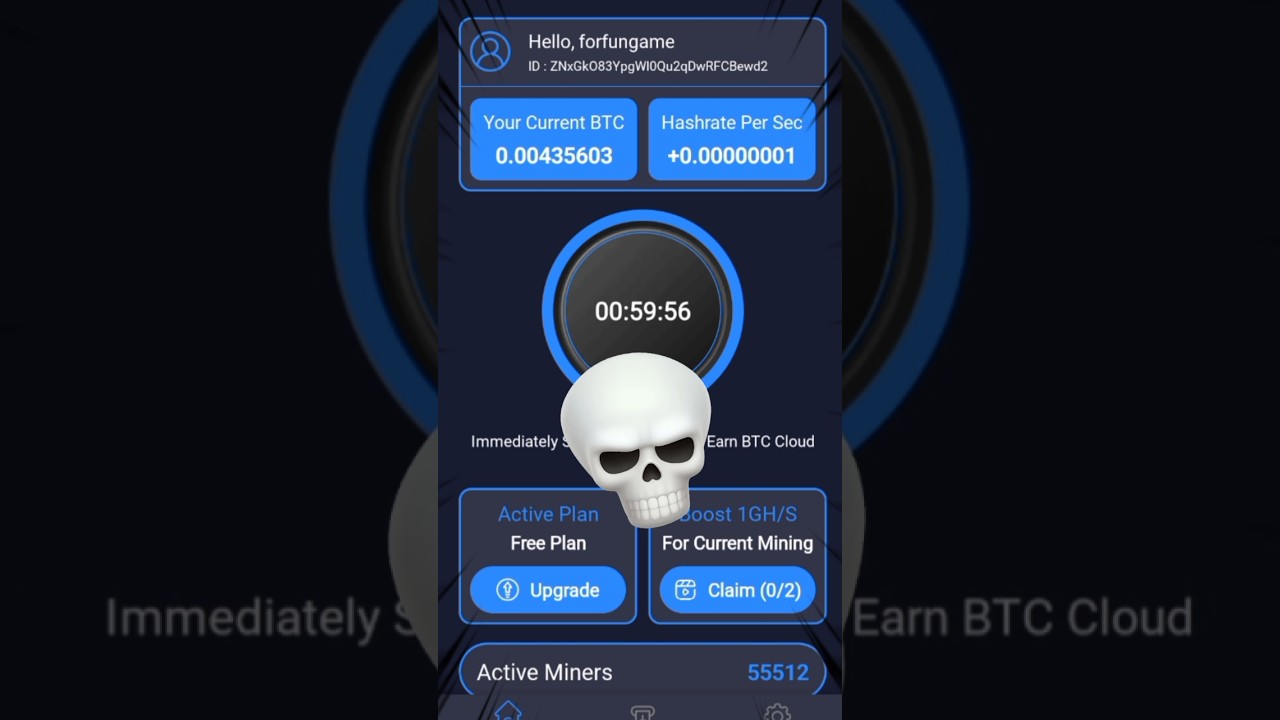 BTC Mining | new free btc mining app| free btc cloud mining| #btcmining #cloudmining #freebtcmining