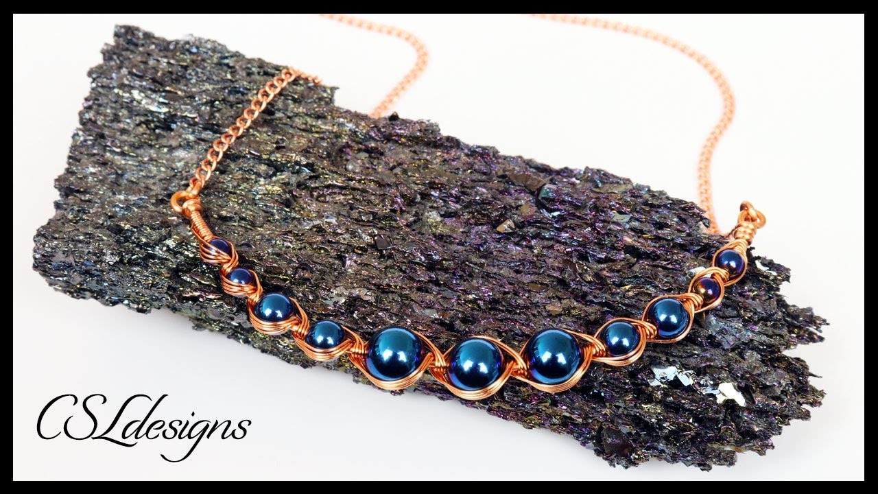 Egyptian style wirework necklace