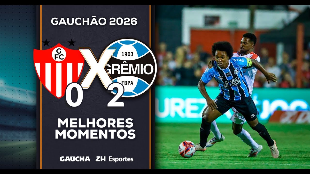 GUARANY DE BAGÉ 0x2 GRÊMIO | MELHORES MOMENTOS COM IMAGENS | GAUCHÃO | 21/01/2026