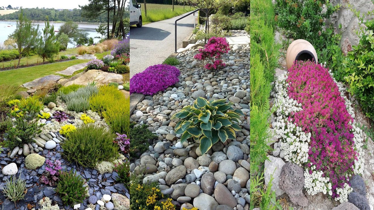 Garden ideas - 36 Ý Tưởng Trang Trí Sân Vườn Bằng Cây Kết Hợp Với Đá Tuyệt Đẹp