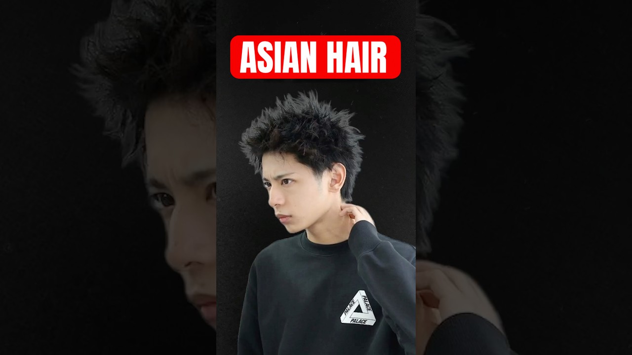 How To Style Stubborn Asian Hair! #asianhair