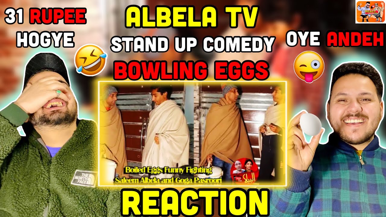 Reaction on Albela Tv | Saleem & Goga | Stand Up Comedy | Bowling Eggs Wala | ReactHub