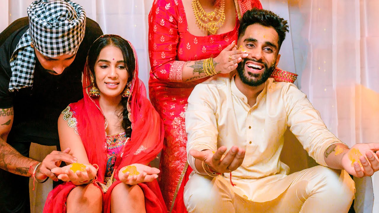 Our First Pre-Wedding Event | Maiyan (Haldi) Ceremony | Indian Wedding