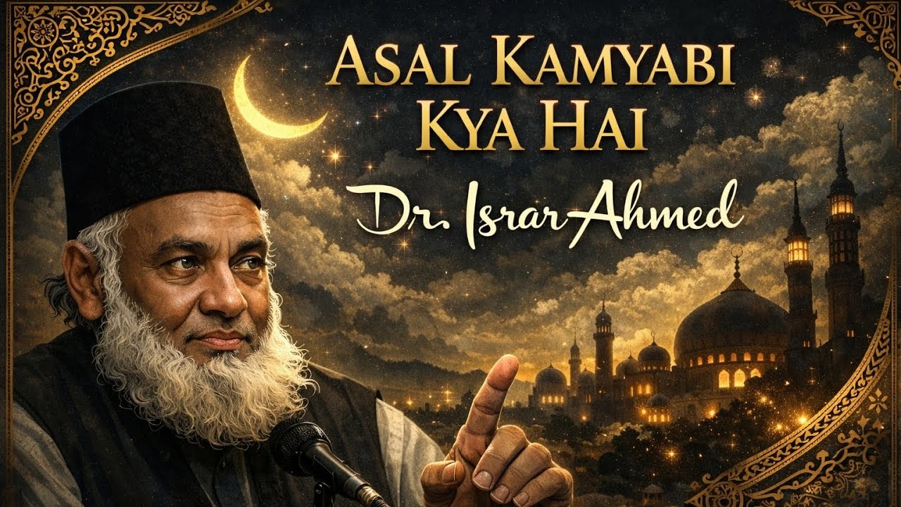 Asal Kamyabi Kya Hai? | Heart Touching Bayan by Dr. Israr Ahmed }Must Watch#DrIsrarAhmed#AsalKamyabi