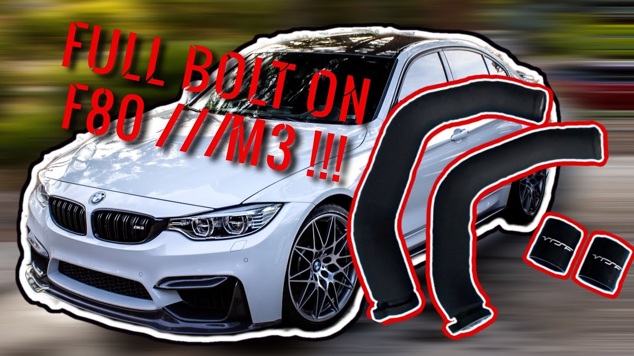 INSTALLING VRSF CHARGE PIPES ON MY BUDDIES F80 M3!!