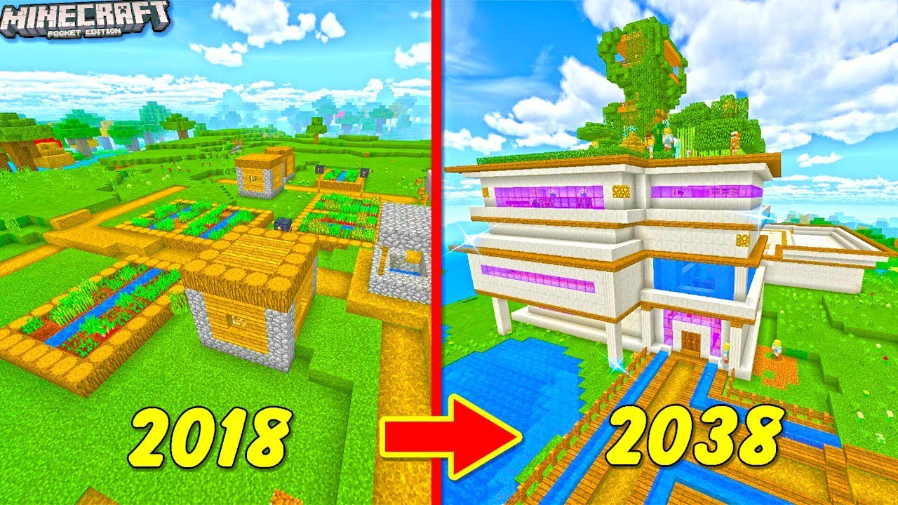 THỬ TH&Aacute;CH 20 NĂM SỐNG VỚI D&Acirc;N L&Agrave;NG GI&Uacute;P D&Acirc;N L&Agrave;NG PH&Aacute;T TRIỂN TRONG MCPE | Thử Th&aacute;ch SlenderMan