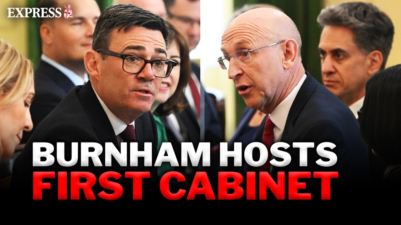 Andy Burnham's CRINGEWORTHY first Cabinet meeting as PM BLASTS sacked minister