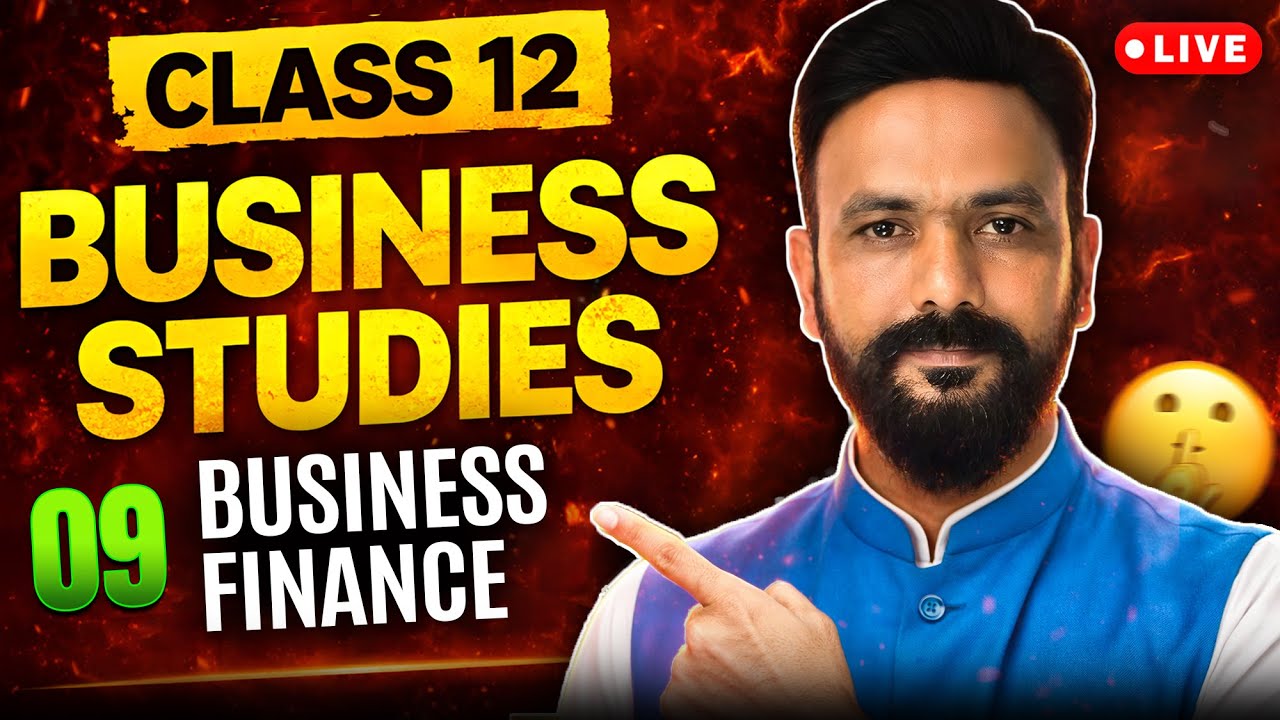 Business Studies Ch 9 Business Finance IMP Questions 🔥 | Class 12 Board Exam | Ritesh Sir