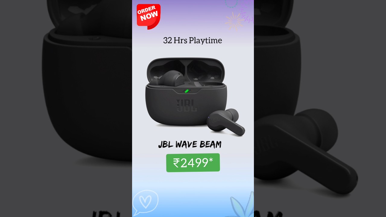 JBL Wave Beam TWS Earbuds Best buds under 2500 Rupees #jblsound #jblspeaker #jblheadset #jbl