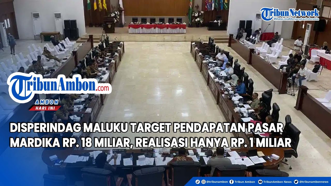 Disperindag Maluku Target Pendapatan Pasar Mardika Rp  18 Miliar, Realisasi Hanya Rp. 1 Miliar