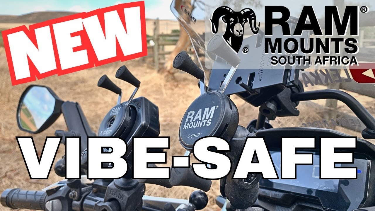 Ram Mounts VIBE-SAFE on Quick Grip & X-Grip | Honda CB500X