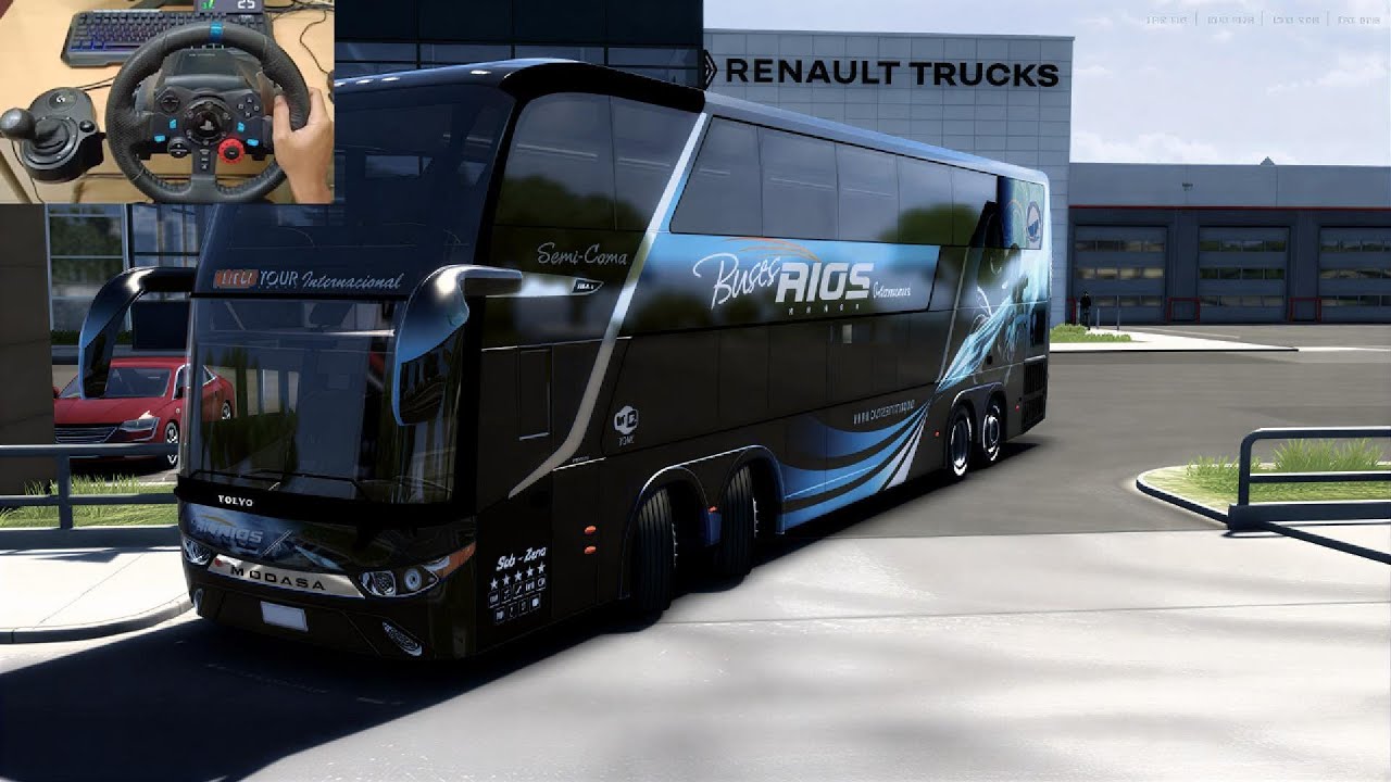 Realistic Bus Driving Through Tiny Village Streets of Italy | #ets2 | Logitech G29 Steering Wheel