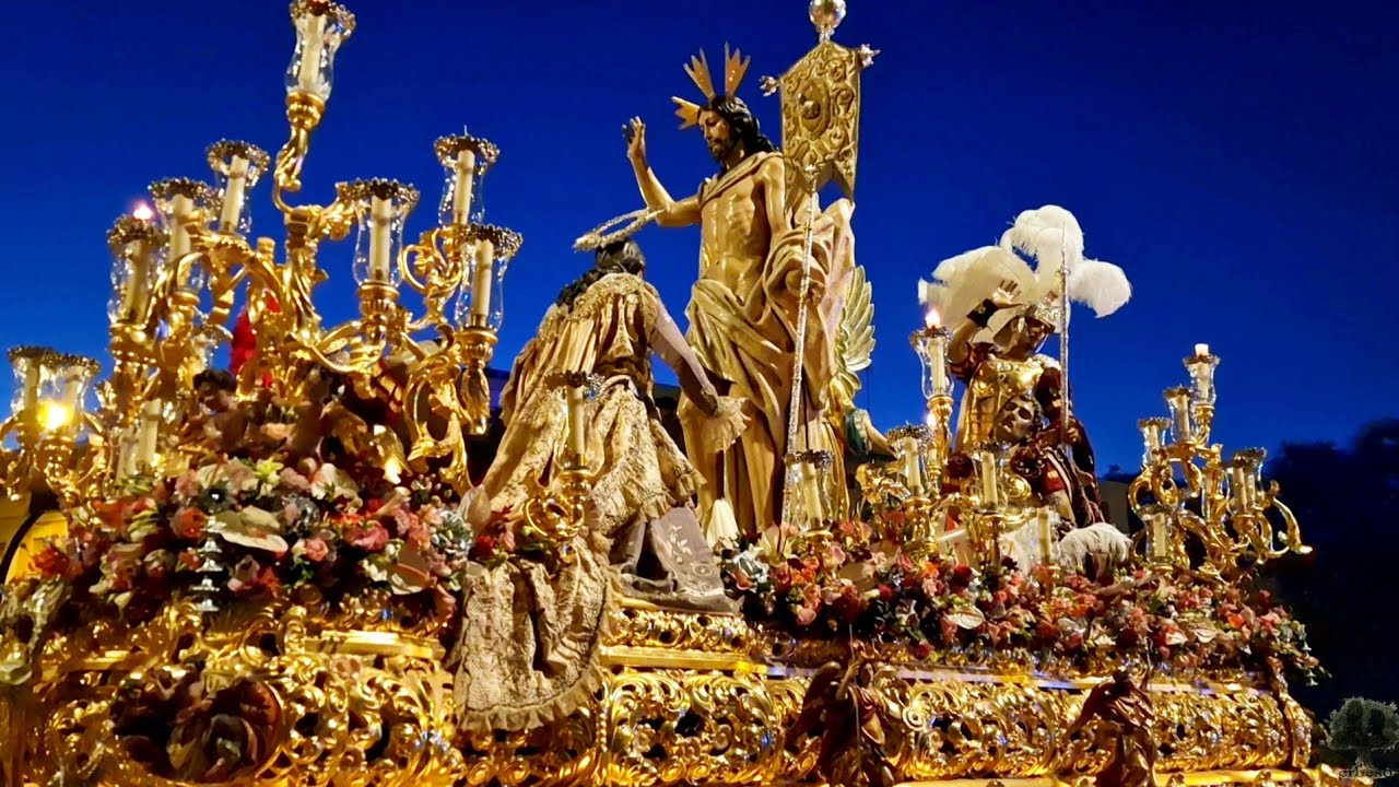El misterio de la Resurrección camino de Catedral - Traslado Magna de Granada
