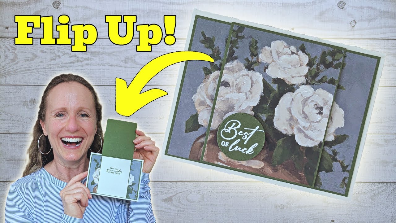 How to Create a Stunning Flip Up Fun Fold Card | Easy Card Making Tutorial