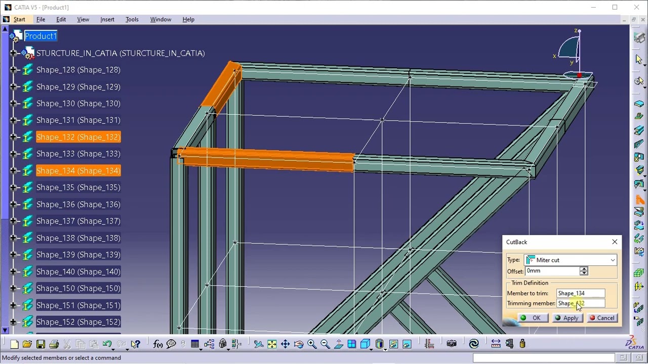 CATIA - STRUCTURE DESIGN  | Structural Design in CATIA