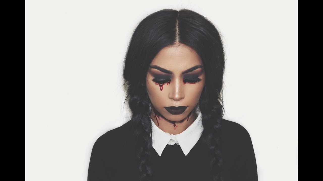 Wednesday Addams Makeup tutorial | Carolina Enamorado