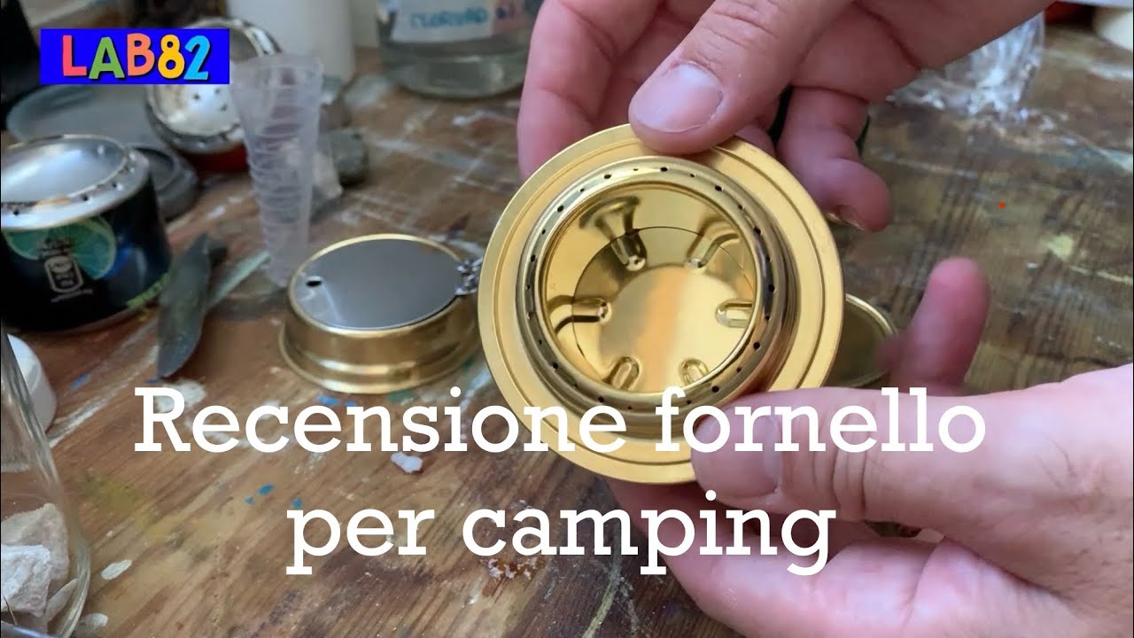 21 - Fornello ad alcool tipo Trangia per camping e outdoor