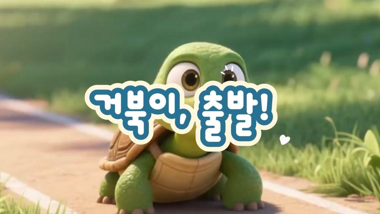거북이 출발! 🐢💨 느려도 괜찮아 | 신나는 어린이 동요