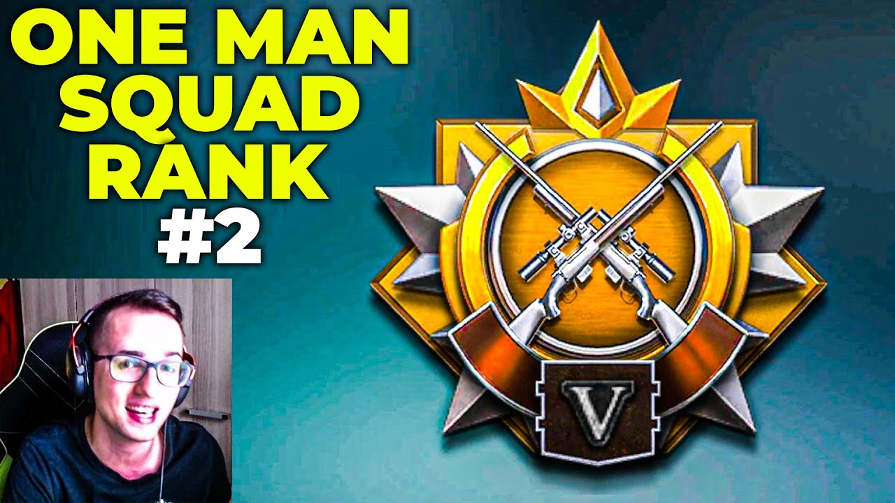 TAÇ OLDUM ! ONE MAN SQUAD RANK 2. BÖLÜM - PUBG MOBILE
