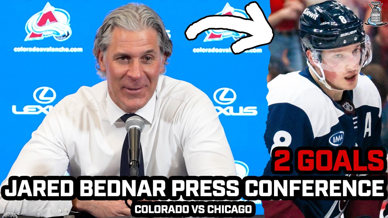 Jared Bednar on Avs' Power Play STRUGGLE, PRAISES Brindley & Blackwood + More After WIN vs Chicago
