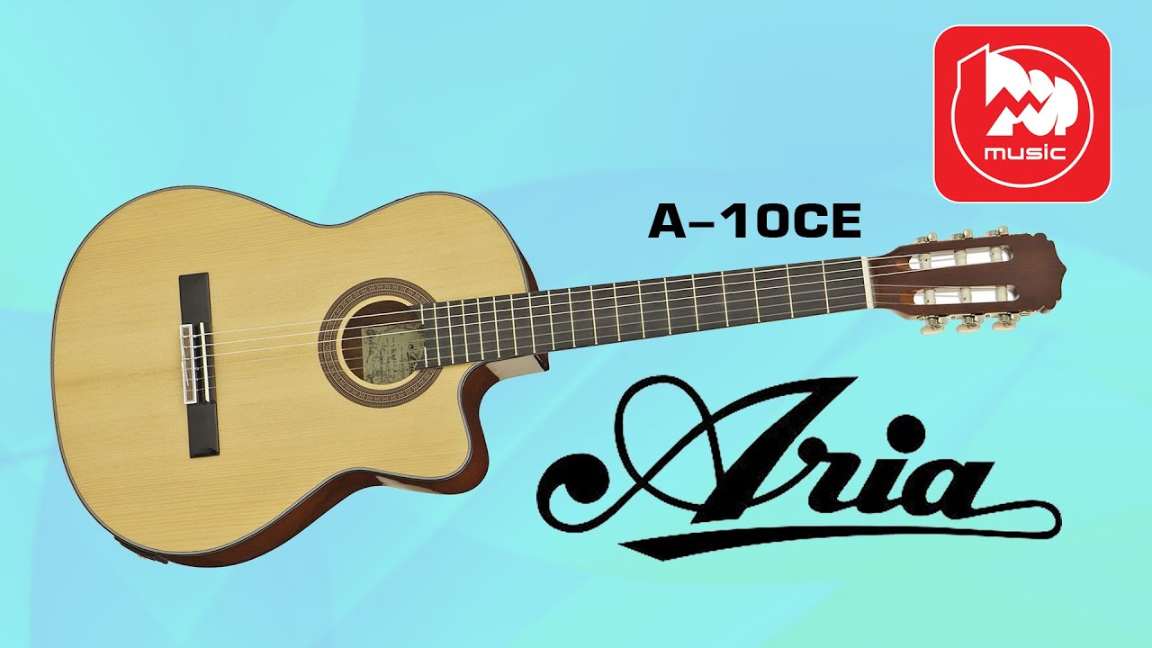 Классическая гитара ARIA A-10CE с подключением
