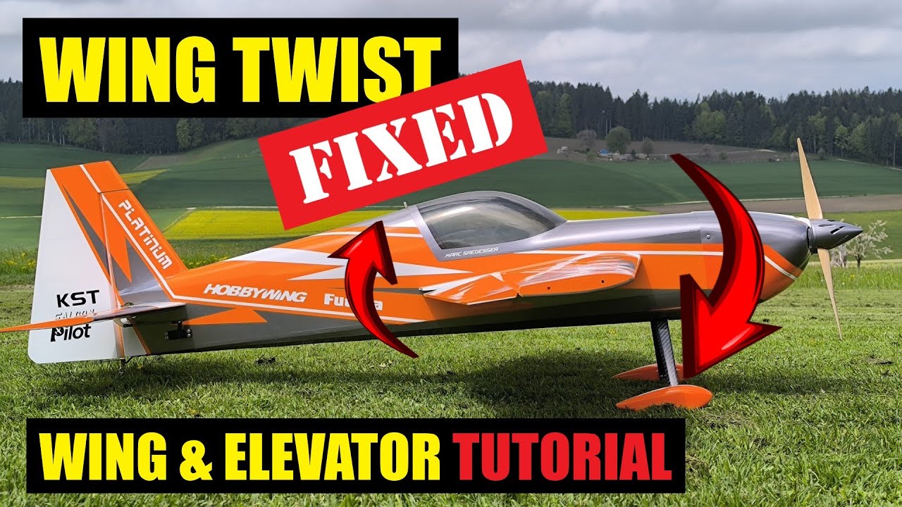 HOW TO FIX WING TWIST ON RC PLANES | FULL TUTORIAL