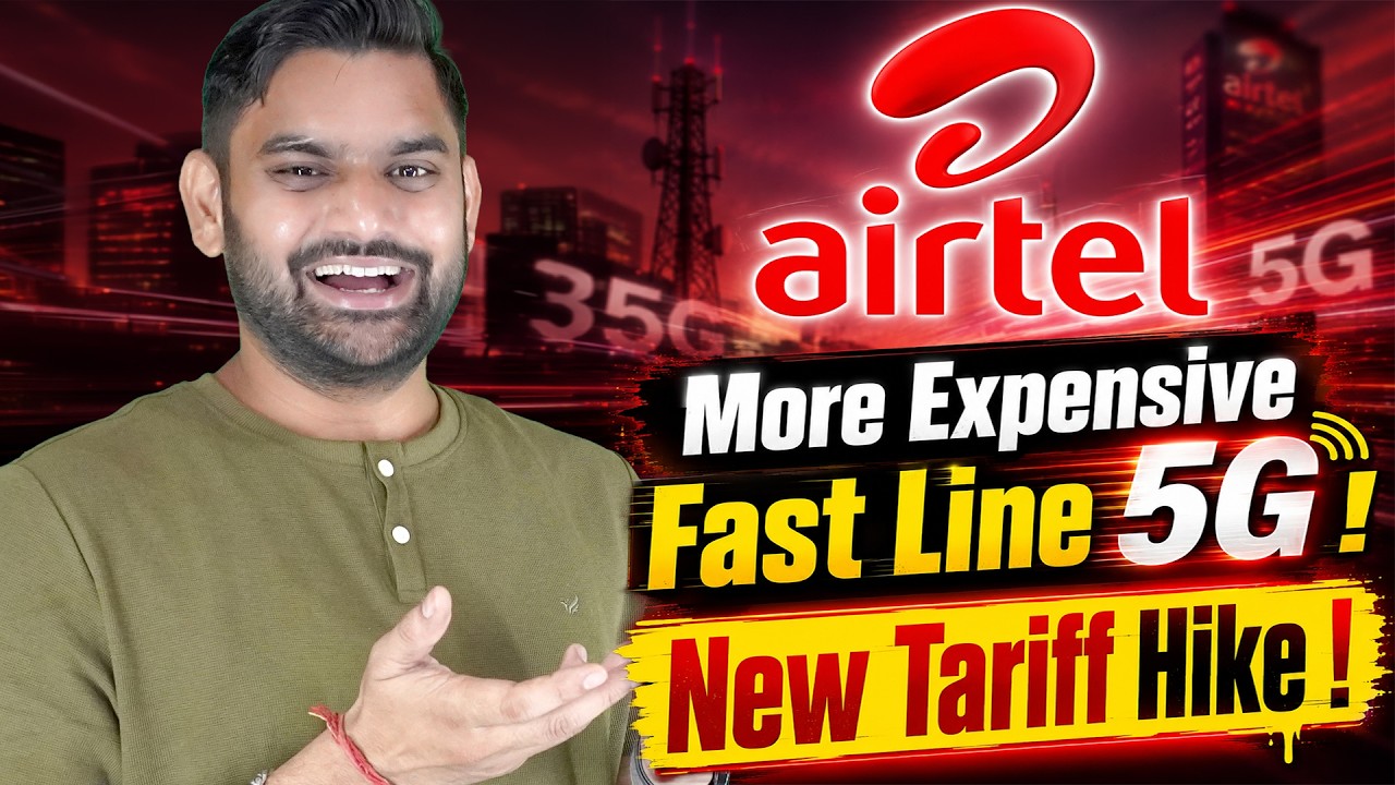 Airtel Big Tariff Hike Signal? Removed ₹549 Postpaid Plan! | Airtel Fast Line 5G Plans |
