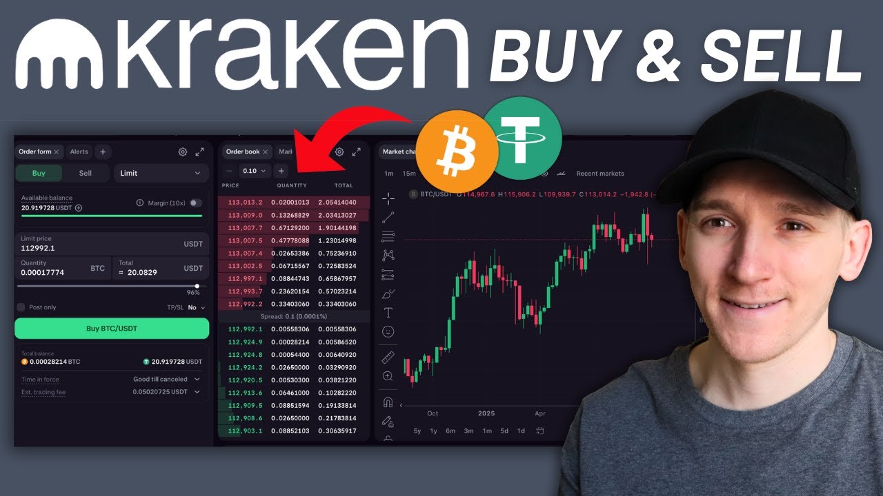 Как покупать и продавать криптовалюту на Kraken Pro (ПРОСТОЕ пошаговое руководство)