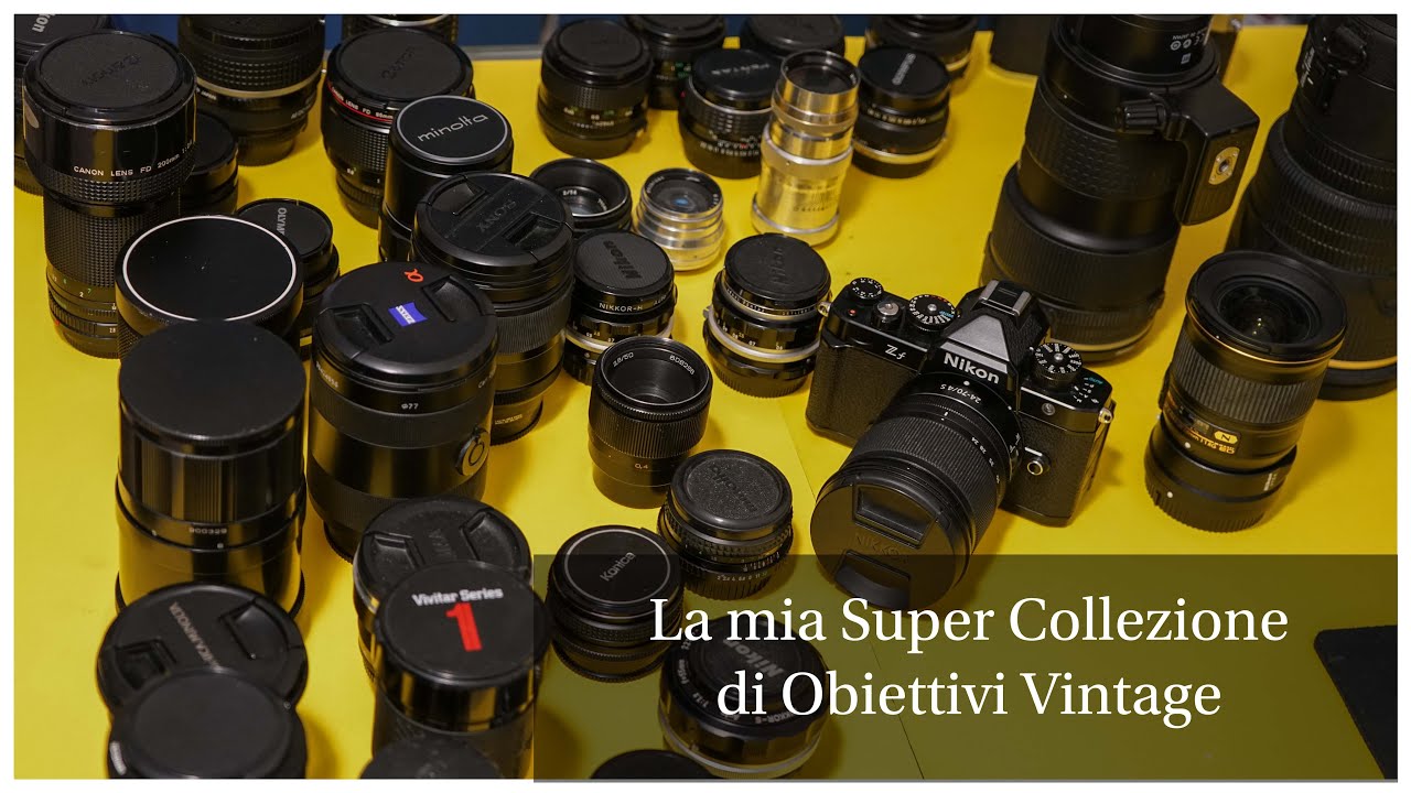 Tutta la mia Collezione di Obiettivi Vintage Particolari!
