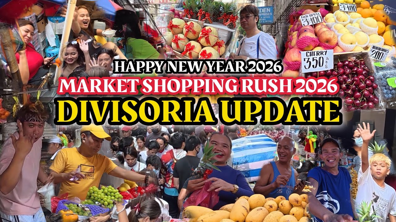 Divisoria New Year Shopping Rush 2026