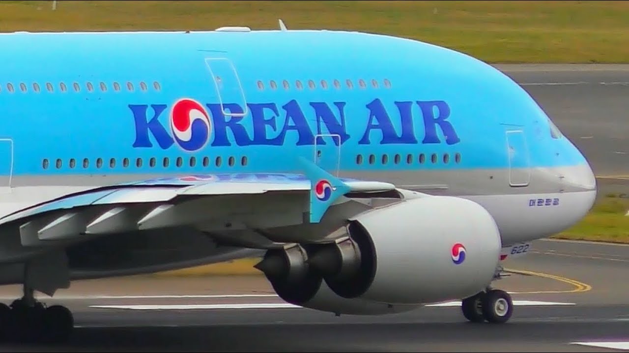 SPECTACULAR Airbus A380 Landing & Takeoff | Korean Air | Sydney Airport Plane Spotting