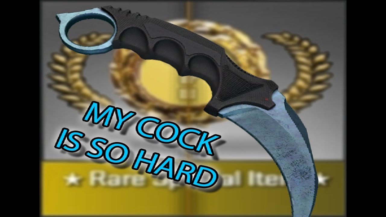 CS:GO KARAMBIT BLUE STEEL BEST REACTION