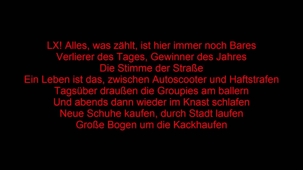 Gzuz - Optimal (Lyrics)