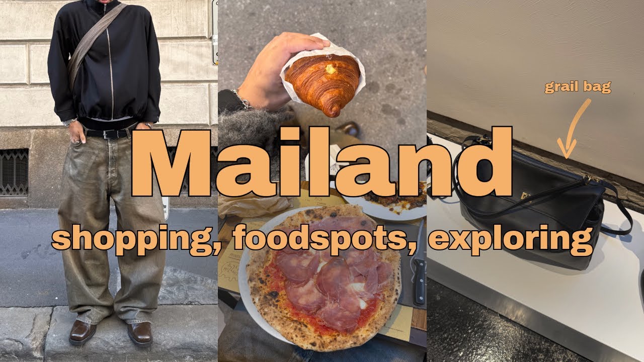 48h Mailand Shopping Vlog I foodspots, streetwear & vintage shoppen & exploren I Milano Vlog