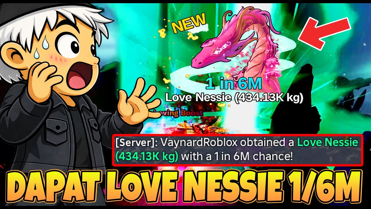 AKU DAPAT IKAN SECRET LOVE NESSIE 1/6M DAN PENJELASAN LENGKAP UPDATE VALENTINE FISH IT!