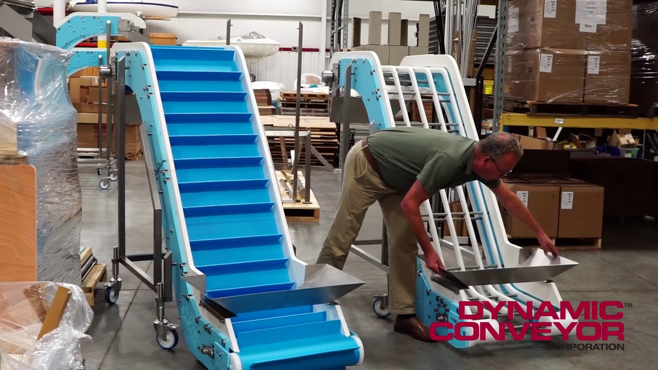 Funneling Hopper for Sanitary Food Conveyor