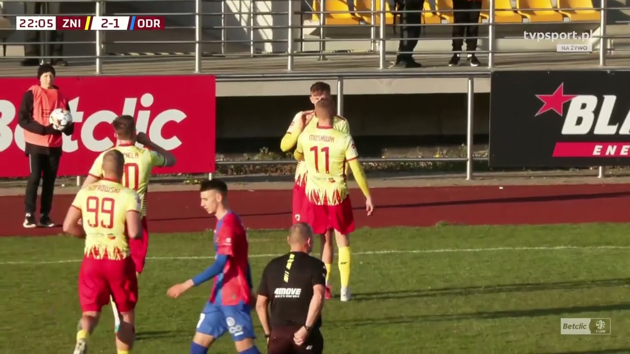 GOL |  Wiktor Nowak - Znicz Pruszków - Odra Opole 2:1